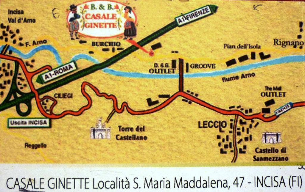 B&B Casale Ginette Incisa in Val d'Arno Kültér fotó
